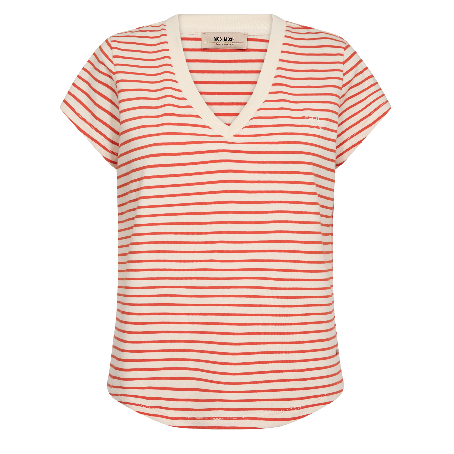MOS MOSH T-Shirt KALA aus Bio-Baumwolle - Spicy Orange