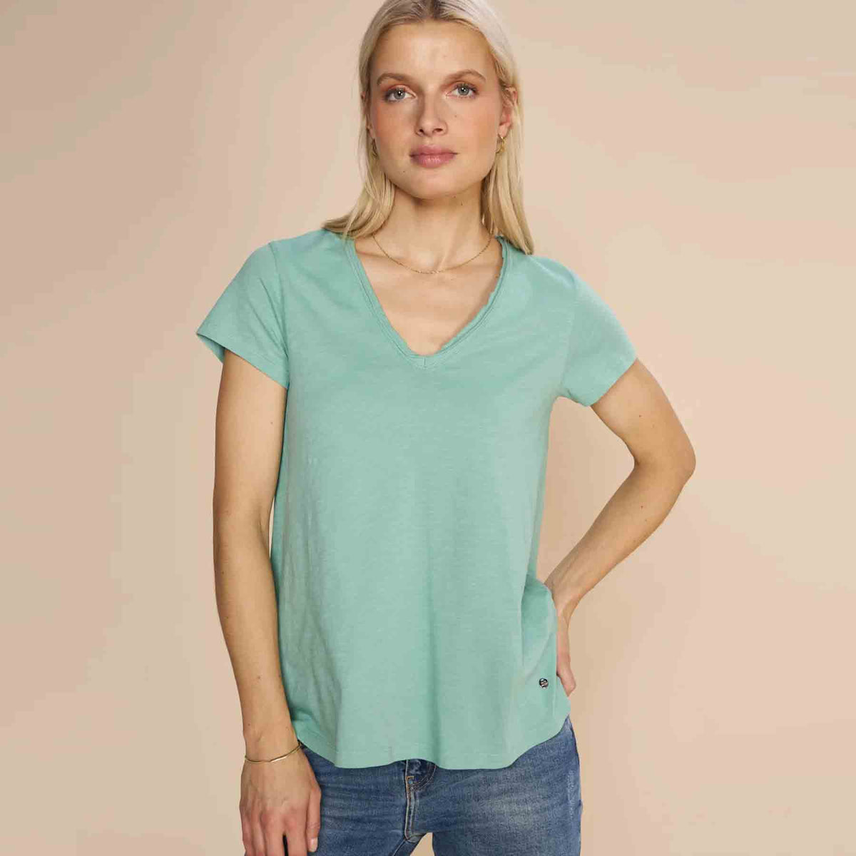 mos-mosh-damen-t-shirt-tulli-v-ausschnitt-gruen-meliert-wasabi-160920-762-3