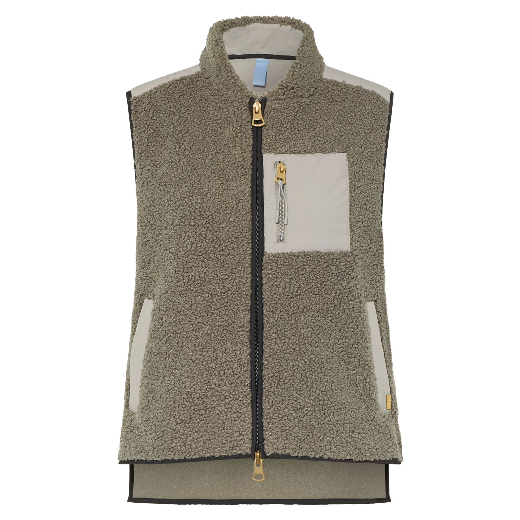 MOS MOSH Teddyfell-Weste ROWE ELI TEDDY - Dusty Olive