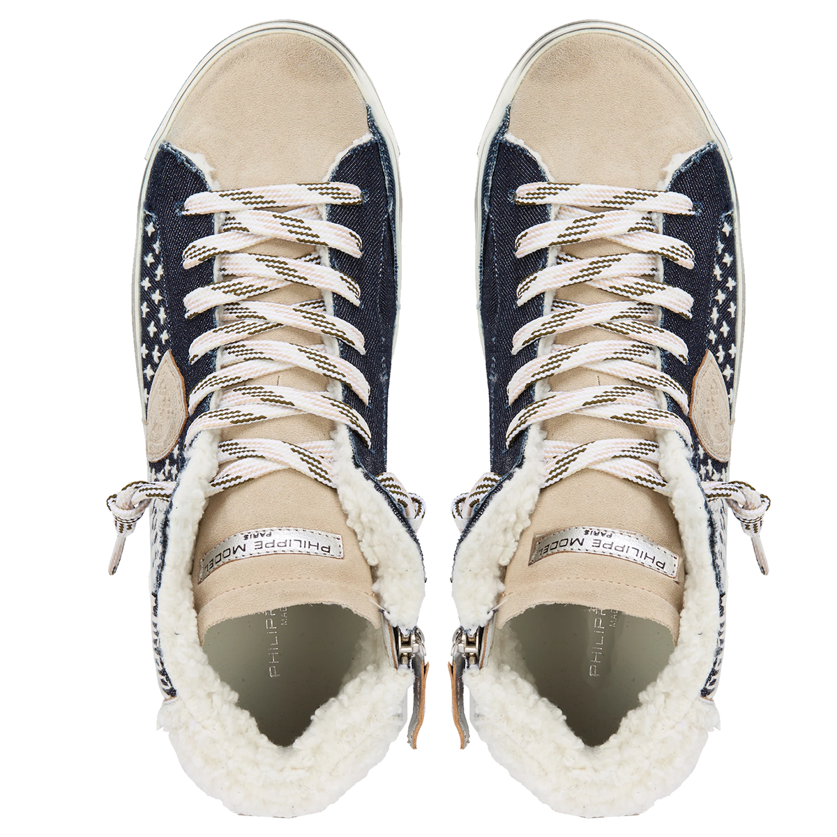 philippe-model-damen-sneaker-prsx-high-japan-denim-mouton-bleu-blanc-jdm1-navy-blau-6