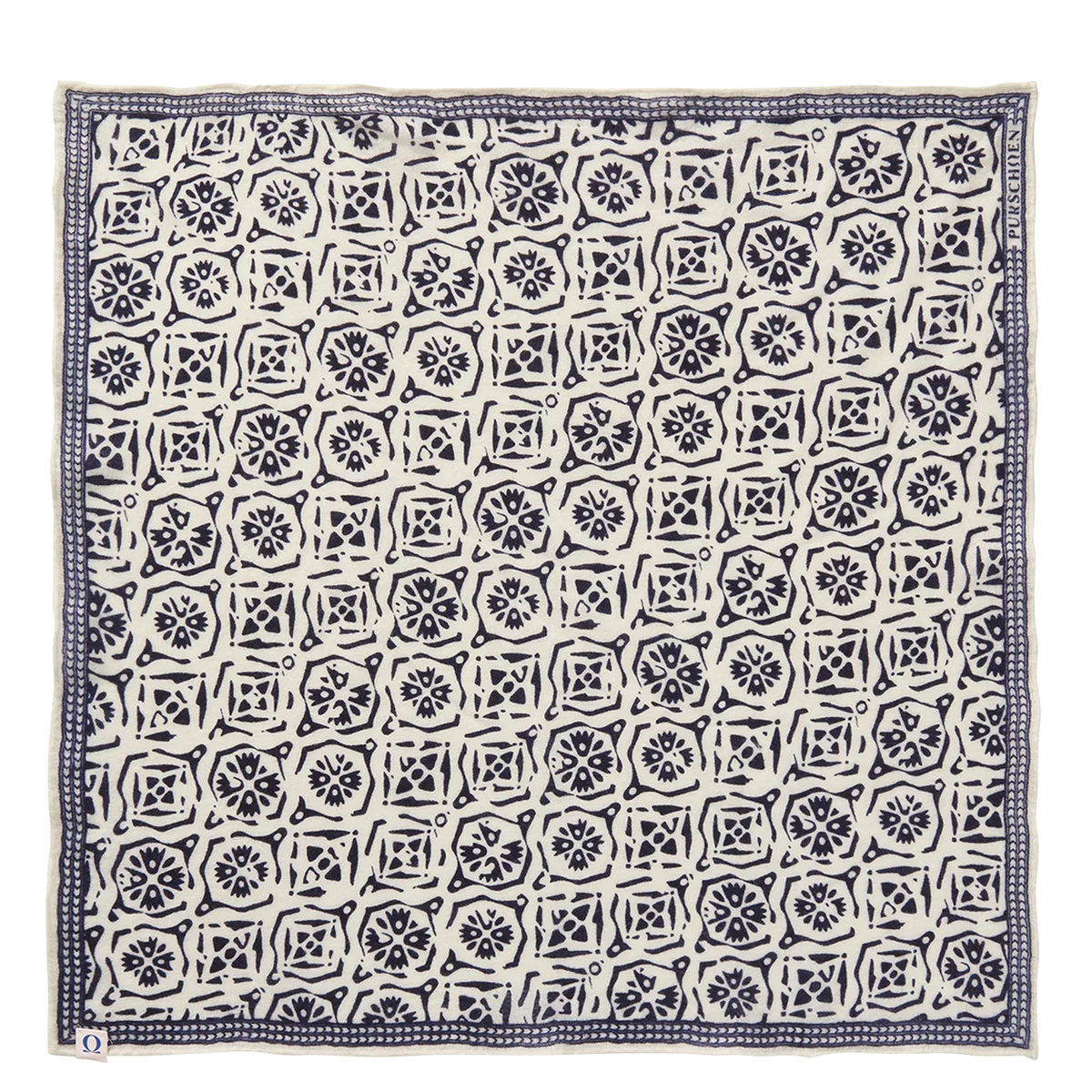 Nickituch KALEIDOSKOP aus Kaschmir von PURSCHOEN in Blau