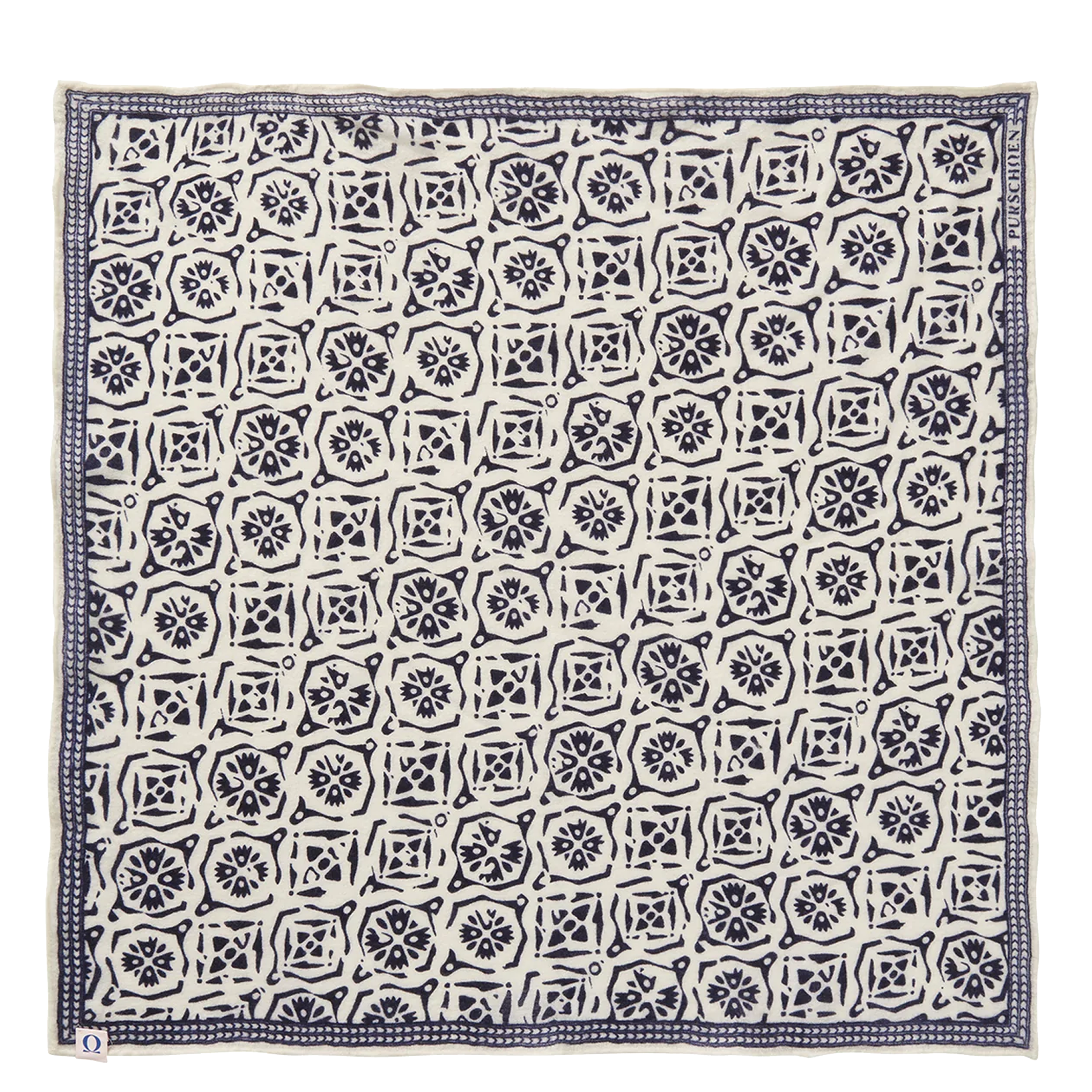 Nickituch KALEIDOSKOP aus Kaschmir von PURSCHOEN in Blau