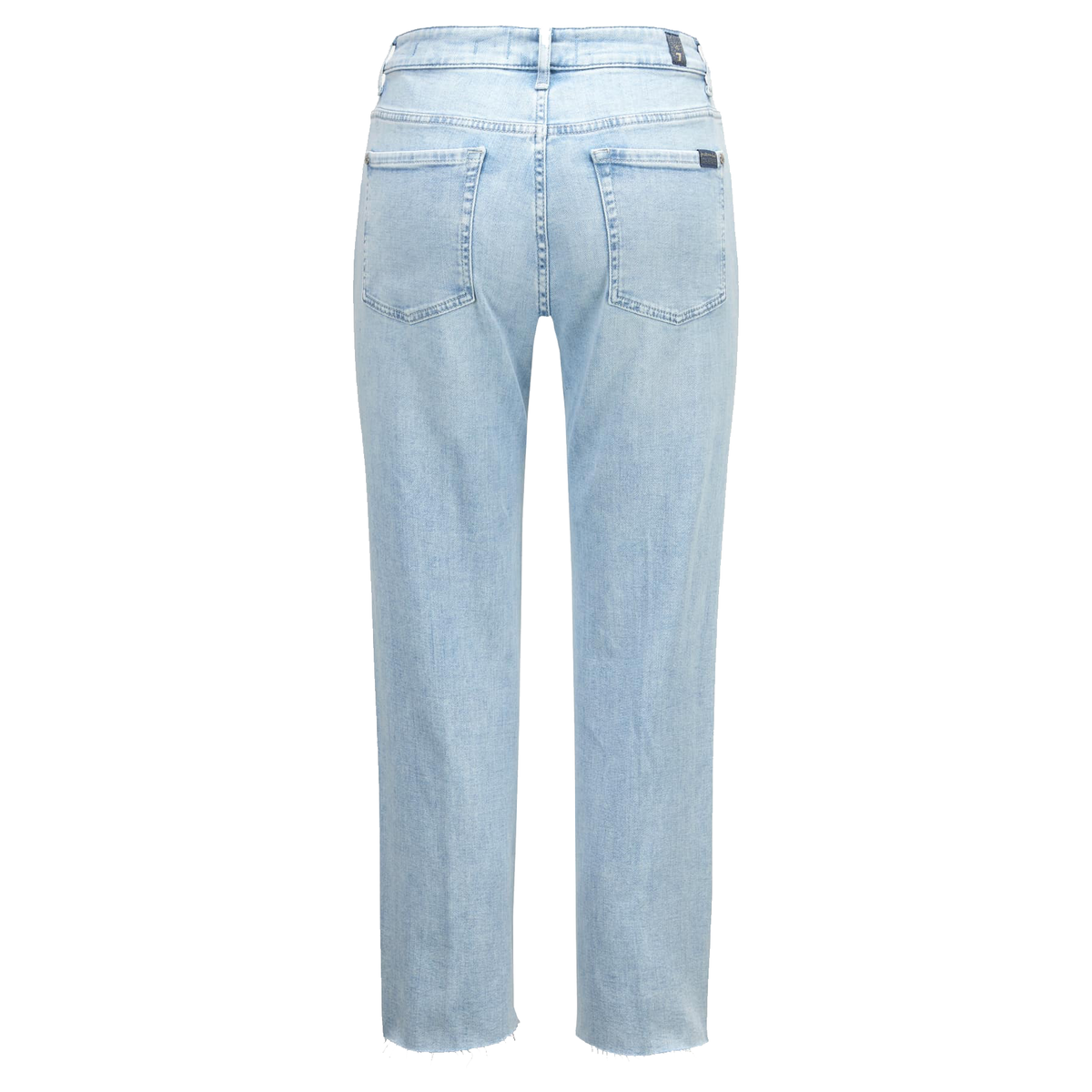 SEVEN FOR ALL MANKIND Jeans CALIE STRAIGHT Mid Waist Damen in Blau - Rückansicht