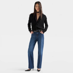 SEVEN FOR ALL MANKIND Jeans CALIE STRAIGHT Mid Waist - INDIGLOW