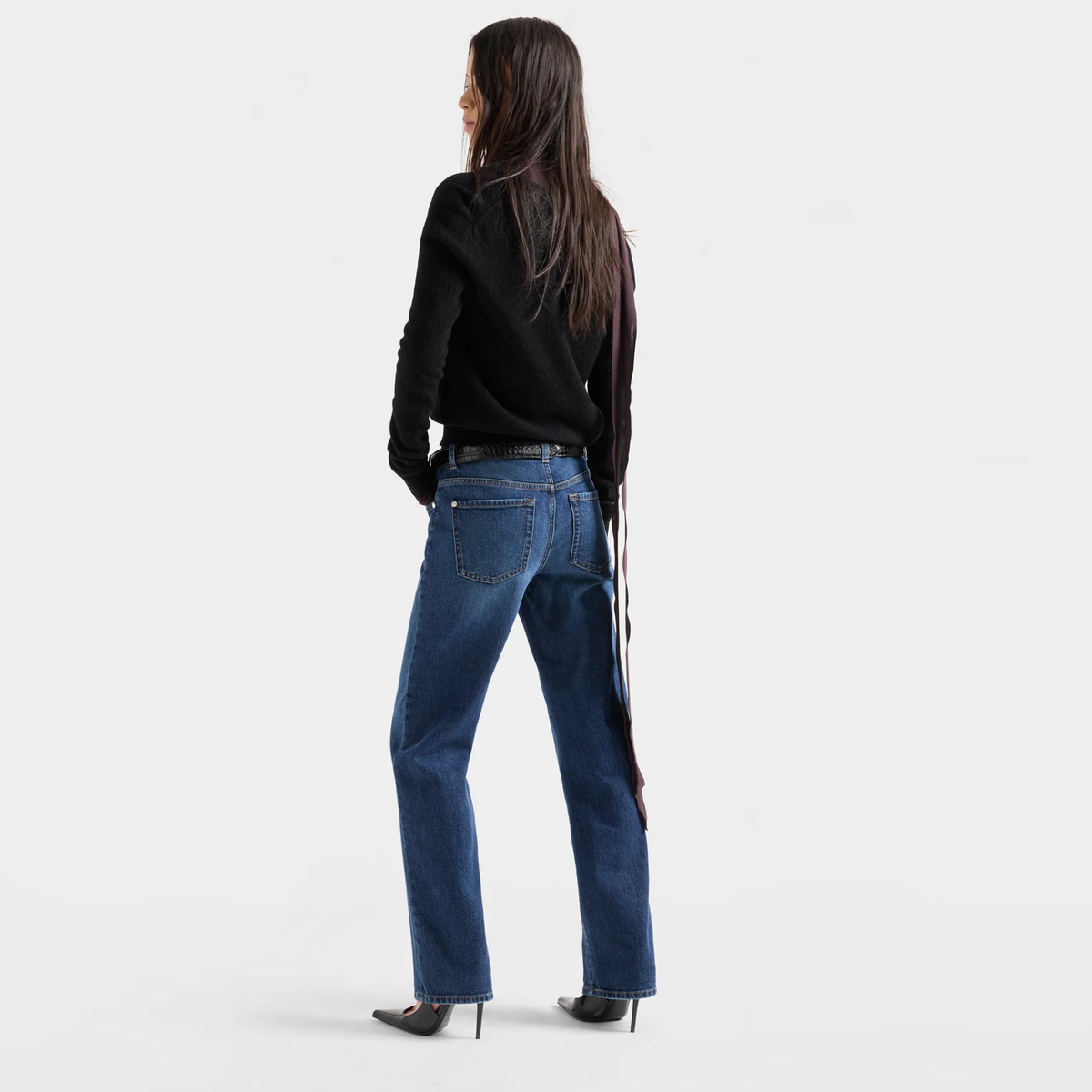 SEVEN FOR ALL MANKIND Jeans CALIE STRAIGHT Mid Waist - INDIGLOW