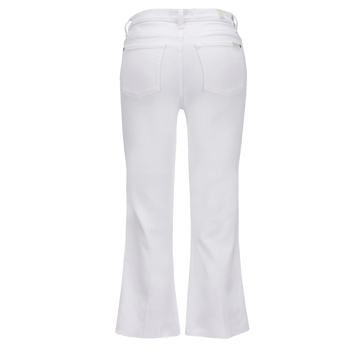 SEVEN FOR ALL MANKIND Jeans CROPPED DOJO SOLEIL Mid Waist Damen in Weiß - Rückansicht