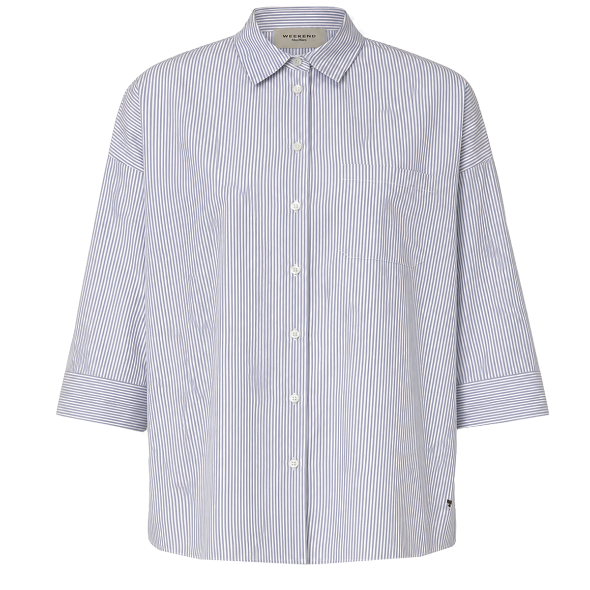 WEEKEND MAX MARA Bluse GIRALDA aus Baumwolle - Ultramarine
