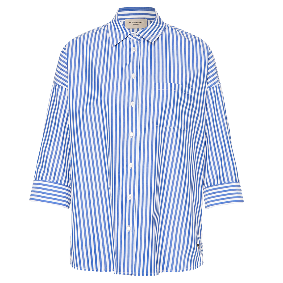 WEEKEND MAX MARA Bluse GIRALDA aus Baumwolle- Ultramarine