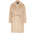 WEEKEND MAX MARA Mantel CORTE aus Wolle Damen in Beige - Vorderansicht