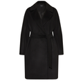 WEEKEND MAX MARA Mantel CORTE aus Wolle Damen in Schwarz - Vorderansicht