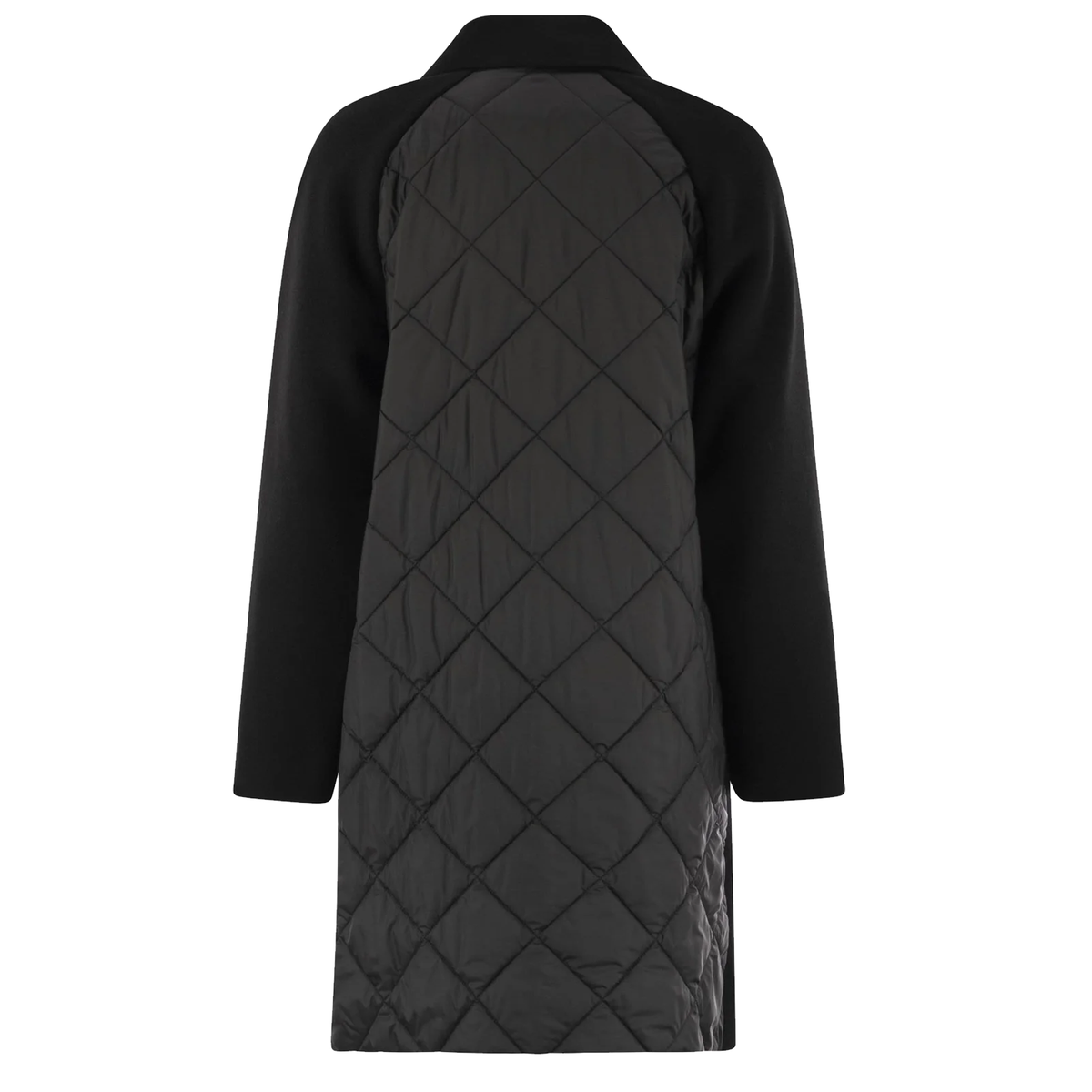 WEEKEND MAX MARA Mantel ZOLFO aus Wolle Damen in Schwarz - Seitenansicht