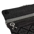 ZADIG&VOLTAIRE Tasche DENIM MONOGRAM ROAD Damen in Grau - Detailansicht