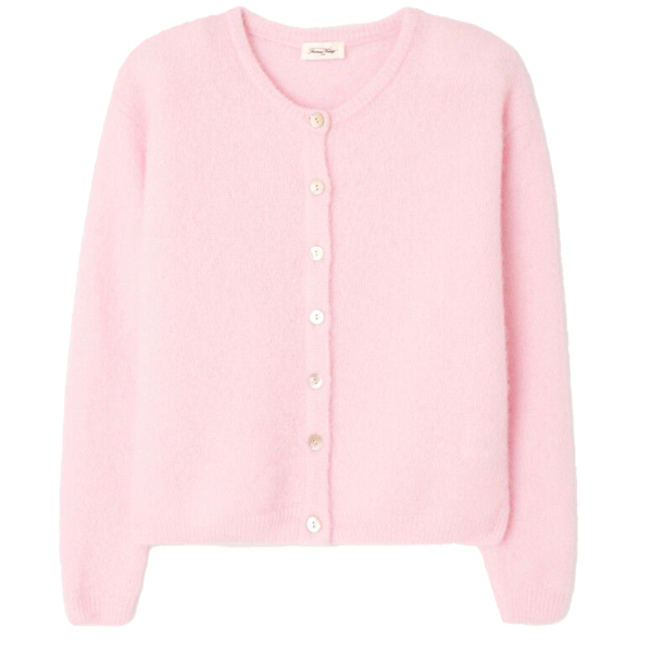 Cardigan VITOW mit Alpaka in Rosa