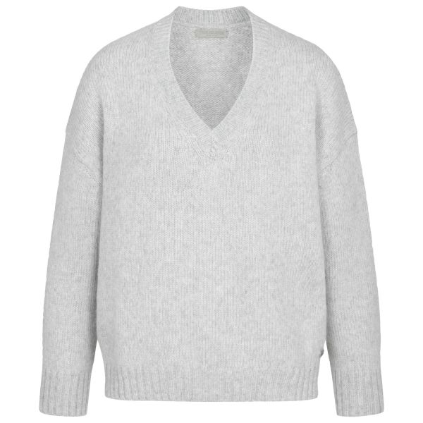 Pullover BOXY V-NECK aus Wolle