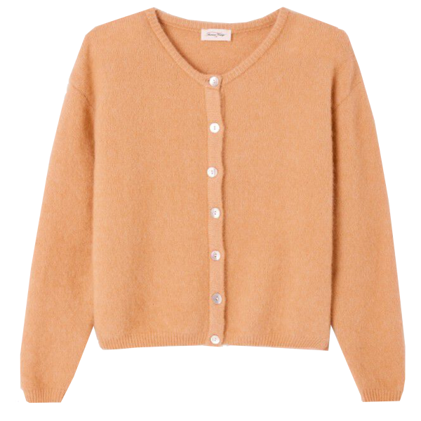 Cardigan VITOW mit Alpaka in Braun