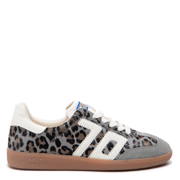Sneaker CLOUD LEOPARD aus Velourleder