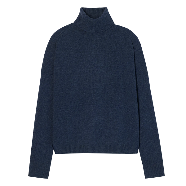 Rollkragenpullover aus Merinowolle