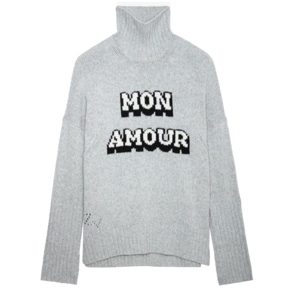 Strickpullover ALMA WE MON AMOUR aus Wolle