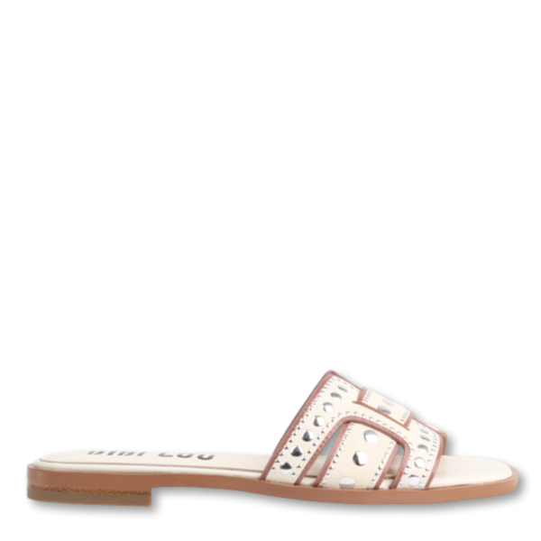 Pantolette HOLLY FLAT aus Leder