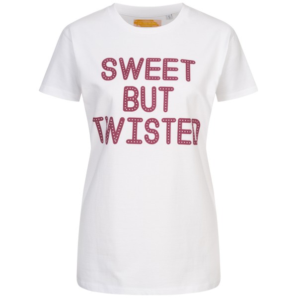 Dr Fake Brand T-Shirt Weiß Sweet But Twisted Front