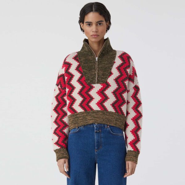 Closed pullover multicolor Clearance