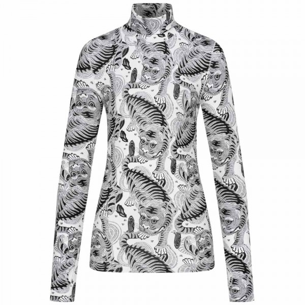 Longsleeve CAT NIP mit Tiger-Print