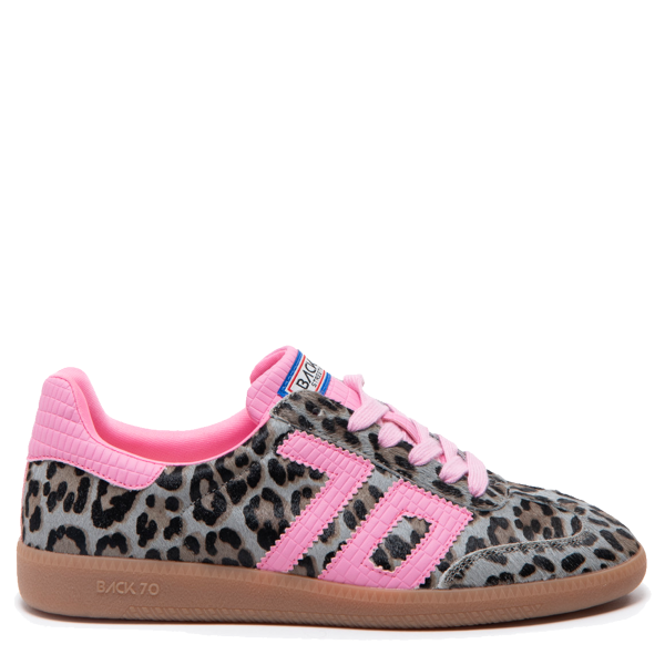 Sneaker CLOUD LEOPARD aus Velourleder