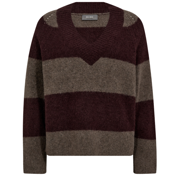 Strickpullover TACI STRIPE aus Woll-Mix