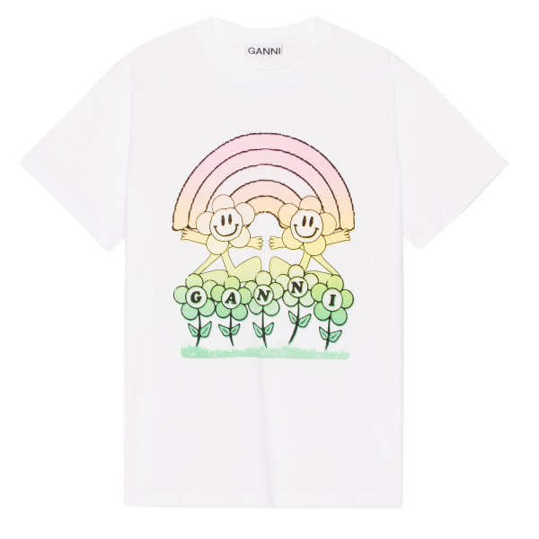 T-Shirt RAINBOW mit Regenbogen-Print