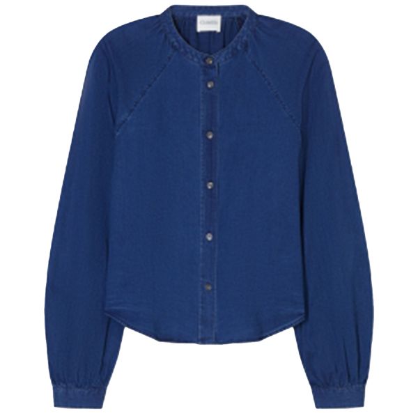Jeansbluse aus Baumwolle
