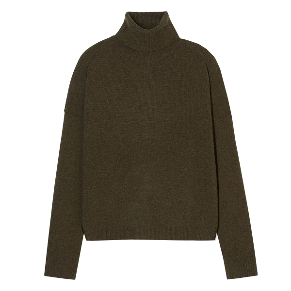 Rollkragenpullover aus Merinowolle